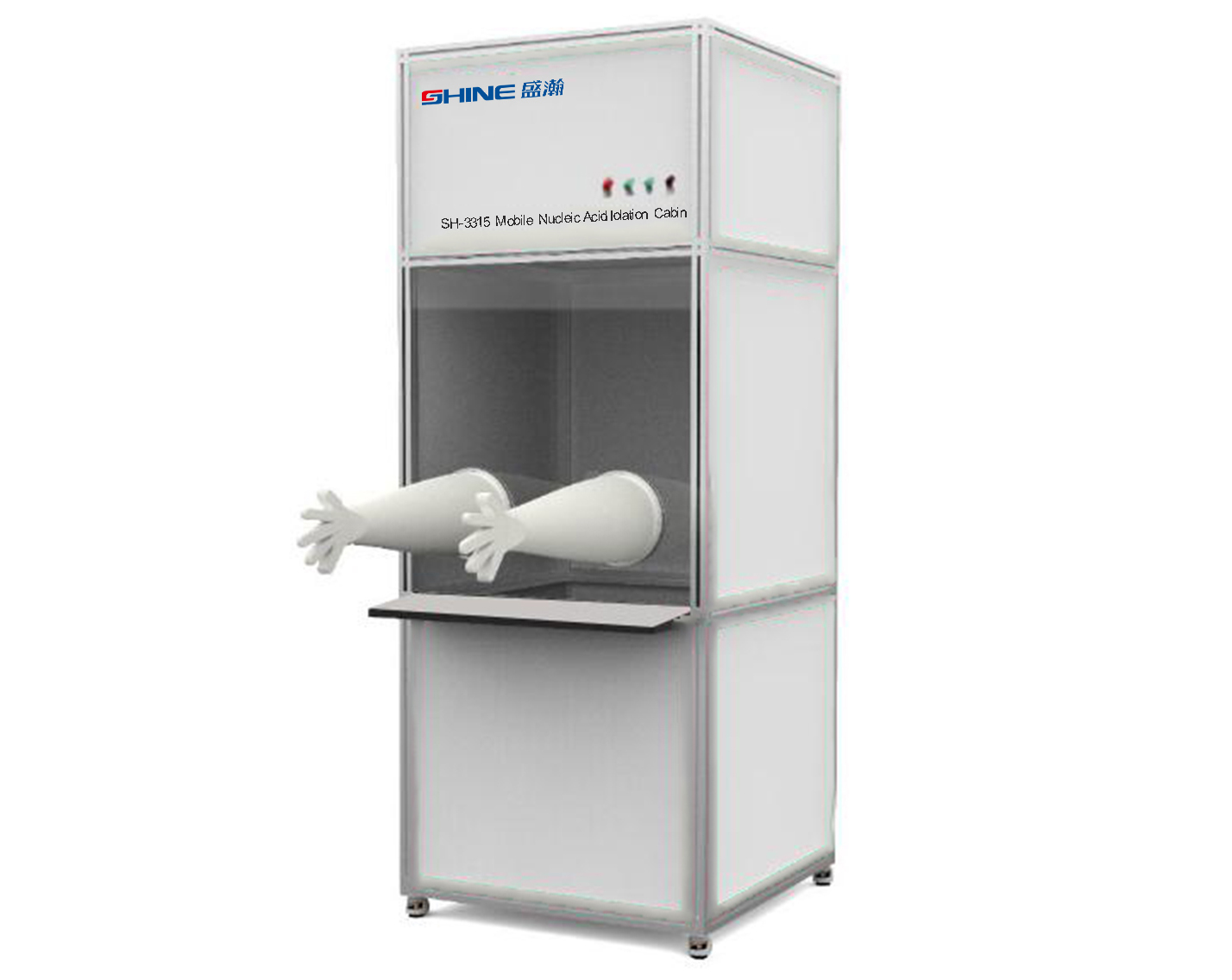 Mobile collection nucleic acid iolation cabin