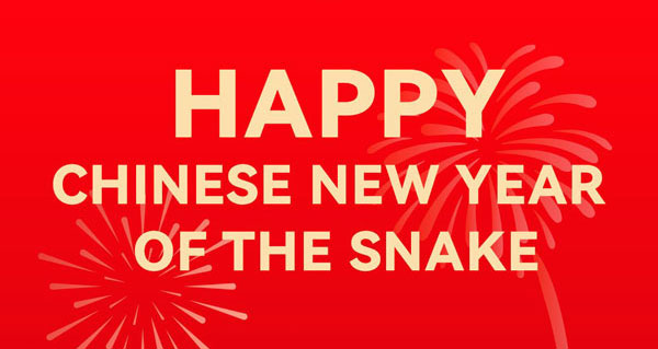 Happy Chinese New Year of Snake